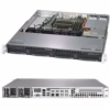 Supermicro SuperServer SYS-5019C-MR 1U Intel Xeon E 6-Core 128GB Server